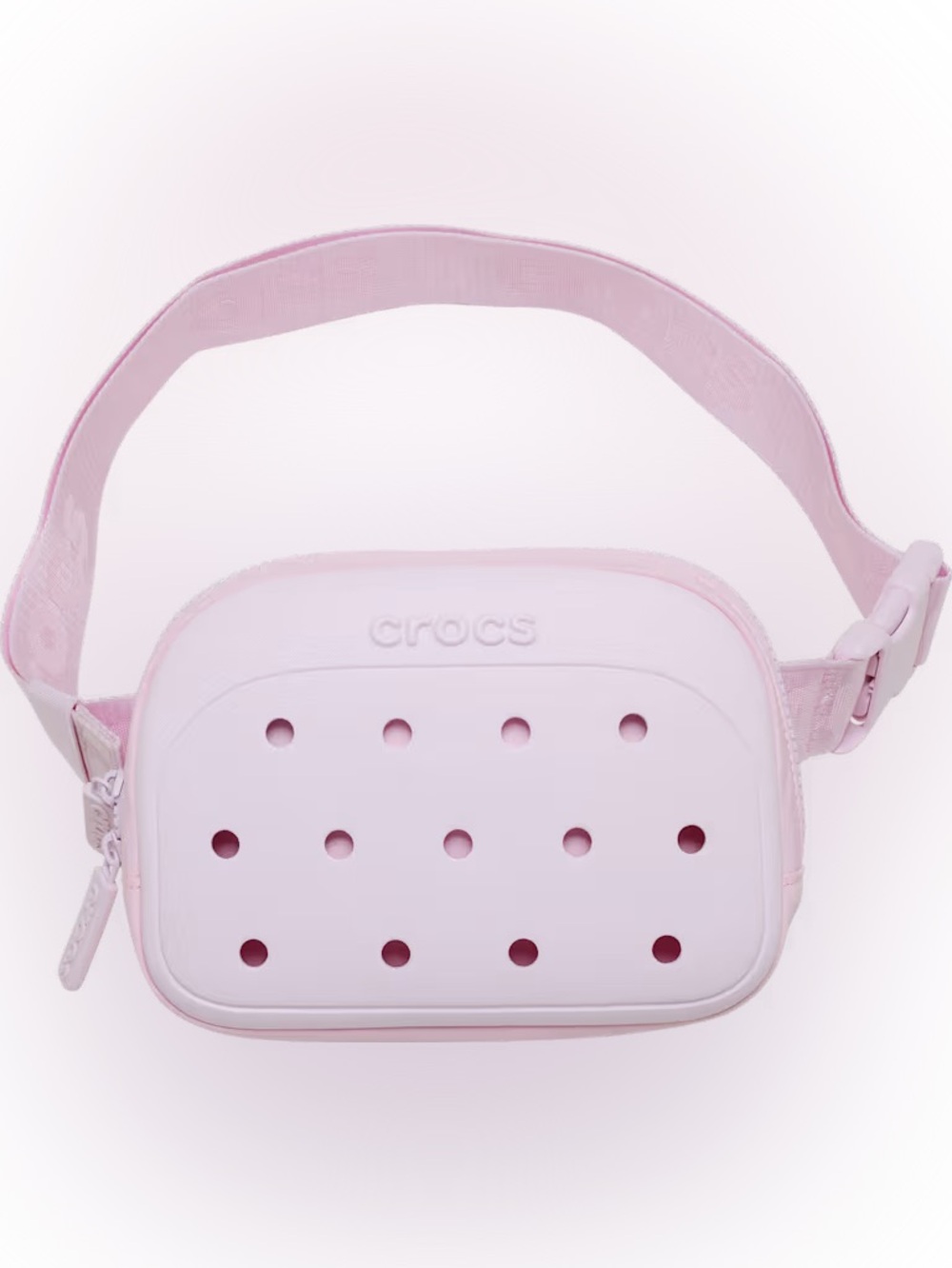 Crocs Classic Belt Bag in Pink Milk